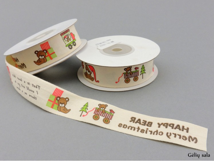 Linen Christmas Ribbon