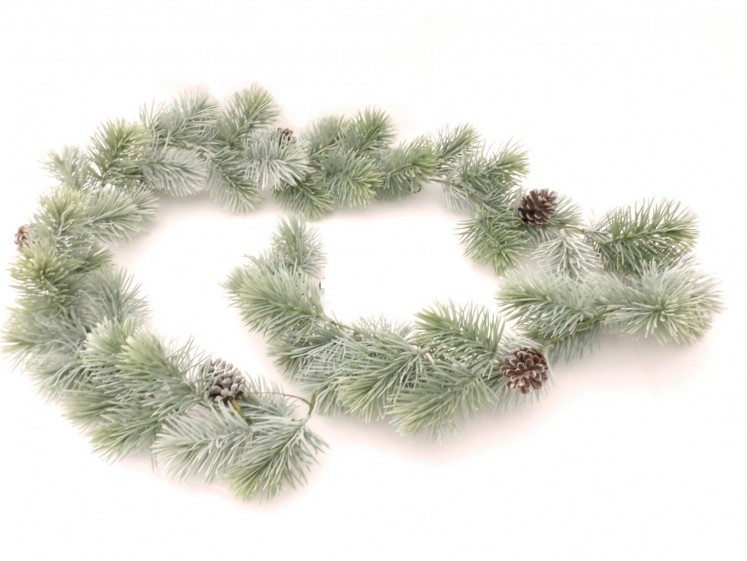 Snowy Pine Garland 185cm