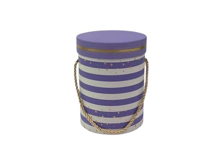 Flower Box Striped Purple