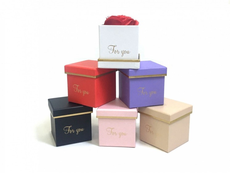 Gėlių Dėžutė kvadratas mix