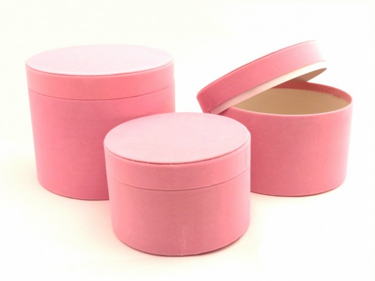 Gėlių dėžutė 3d. veliūrinė mix