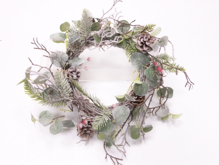 Snowy Greenery Wreath