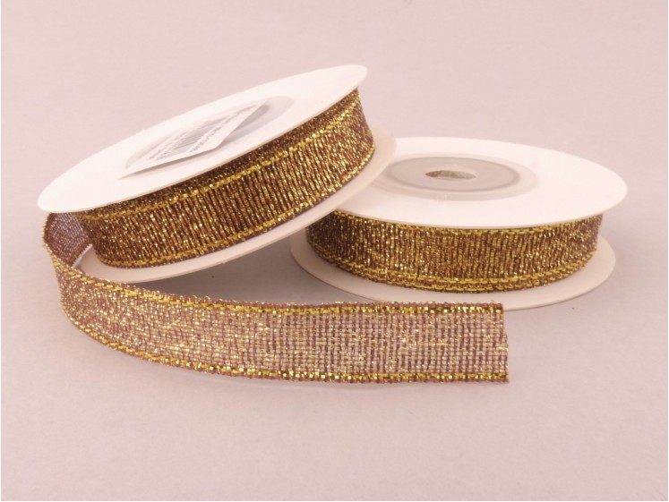 Metallic Ribbon Brown