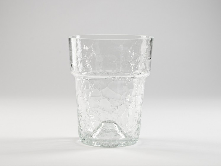 Cracked Glass Pot