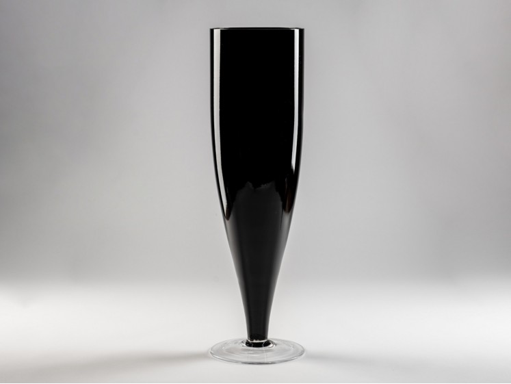 Glass Vase Black