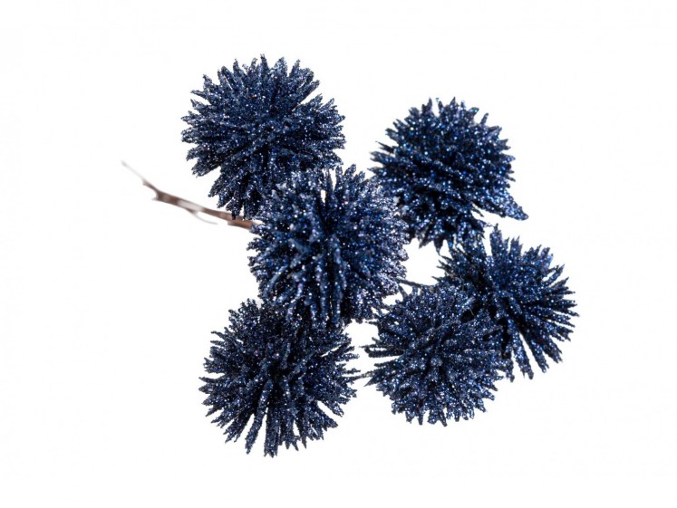 Glitter Echinops Picks 2.5 cm