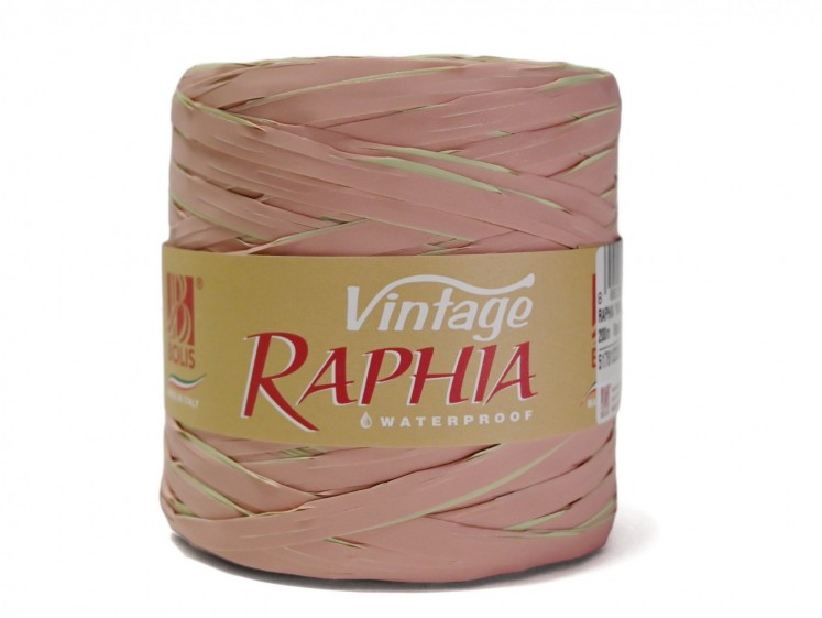 Dirbt.rafija vintage bicolore