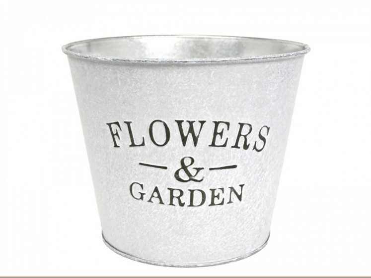 Metallic Flower Pot