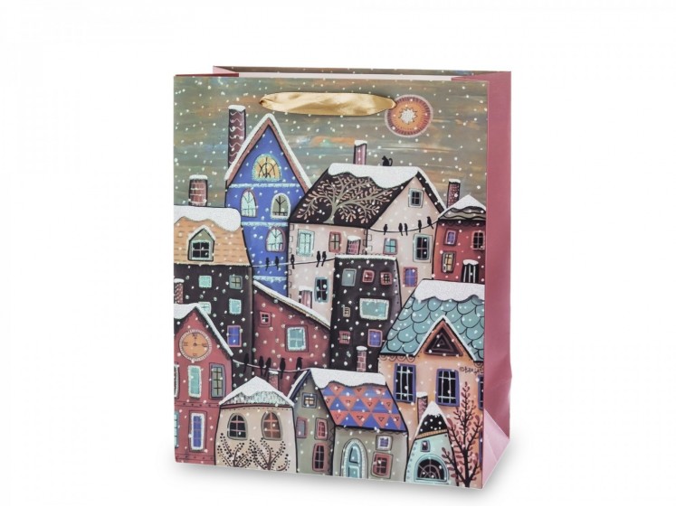 Gift Bag "Houses" M