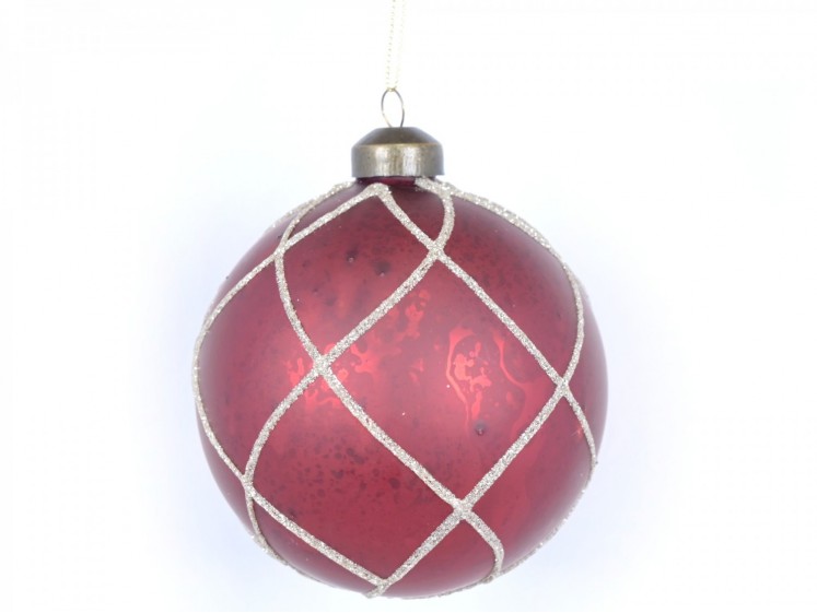 Glass Christmas tree toy