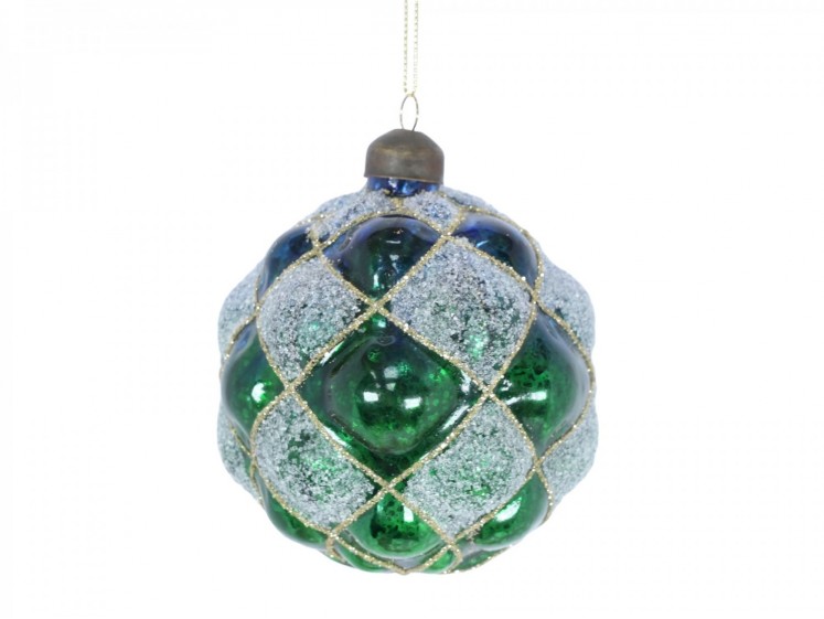 Glass Christmas tree toy