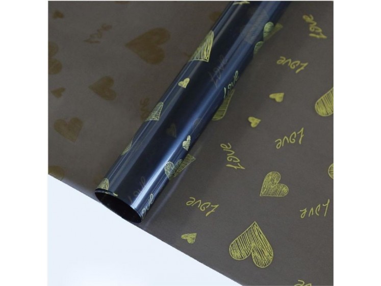 Flowers foil wrapping paper...