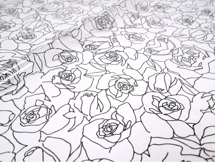 Flowers foil wrapping paper...