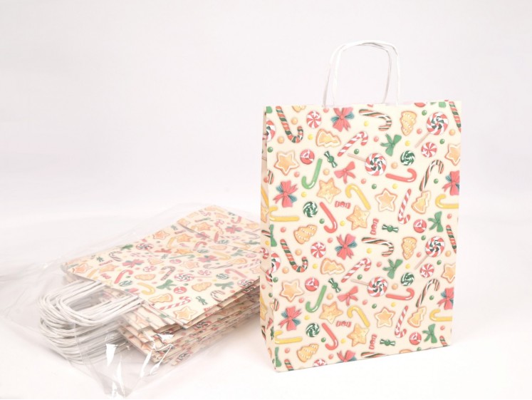 Gift Bag "Cream Sweets" L S/25