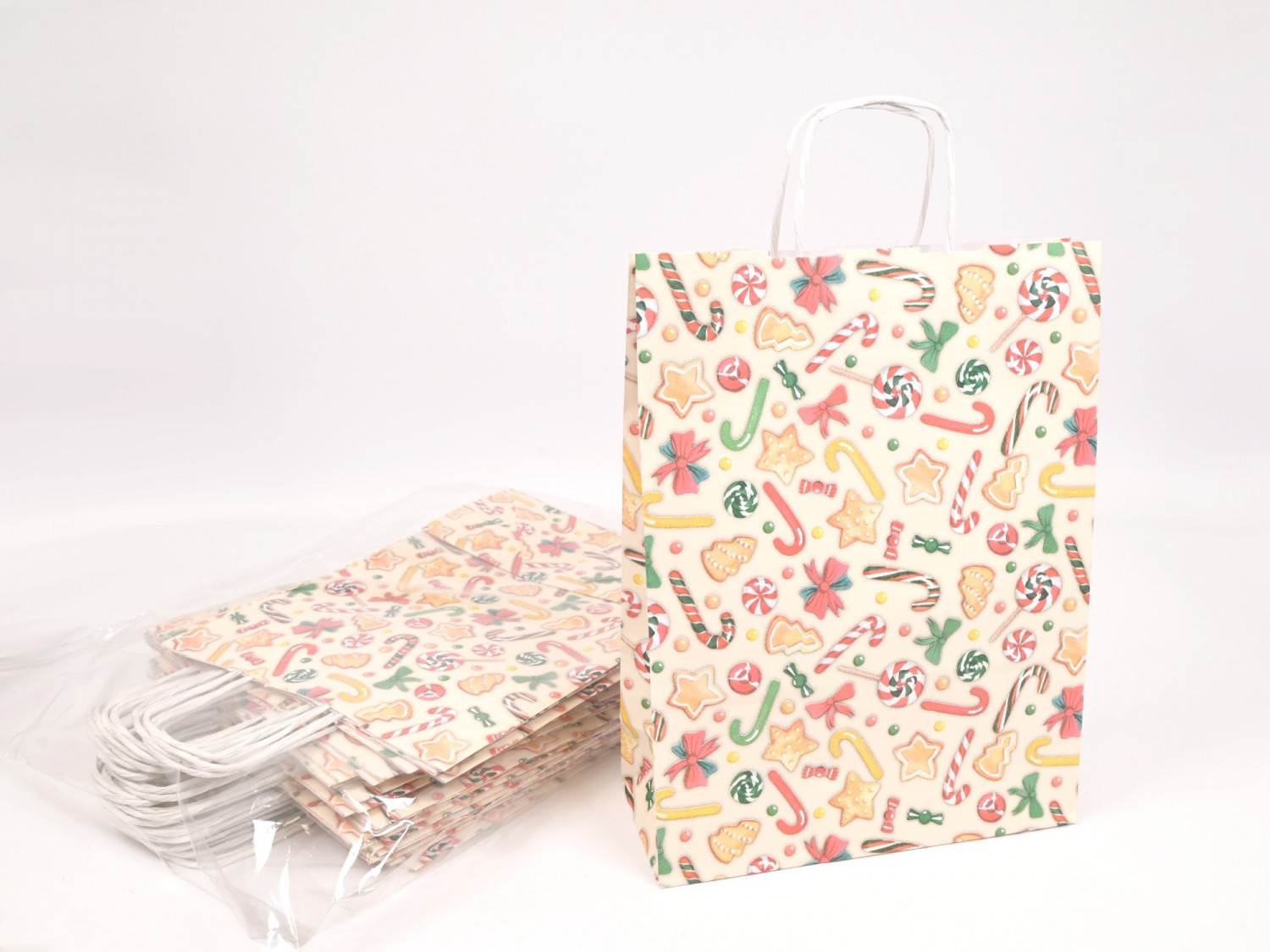 Gift Bag Cream Sweets L S/25