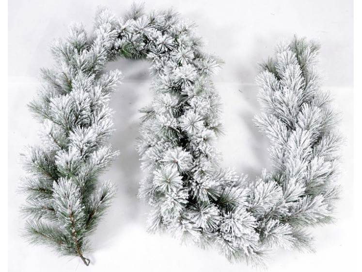 Snowy Christmas garland...