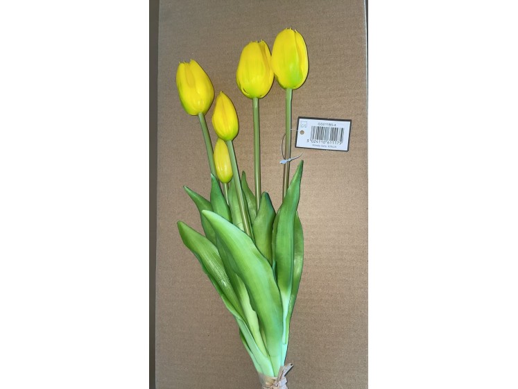 Latex bouquet of tulips