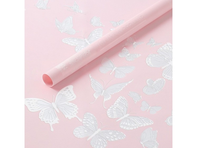 Flowers foil wrapping paper...