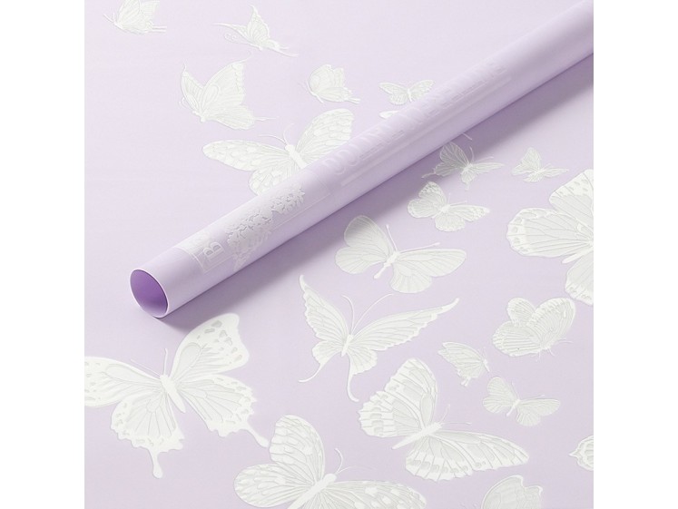 Flowers foil wrapping paper...