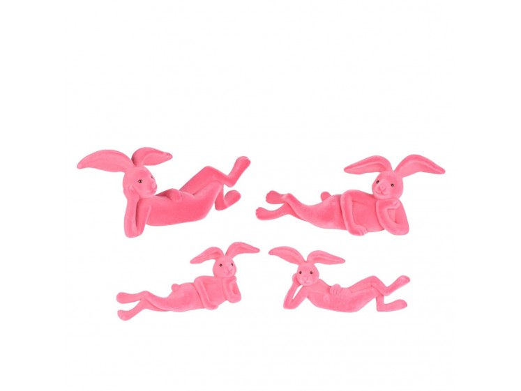 Veliūrinė dekoracija "Zuikis"