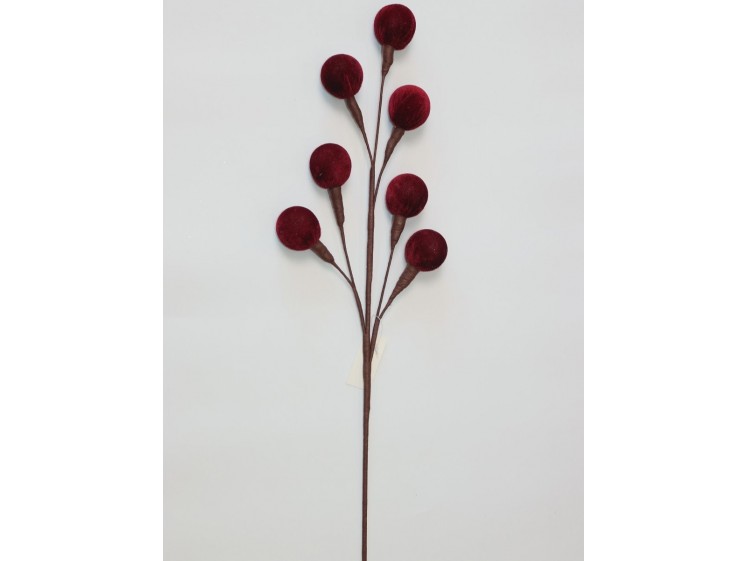 Kalėdinė šaka Burgundy