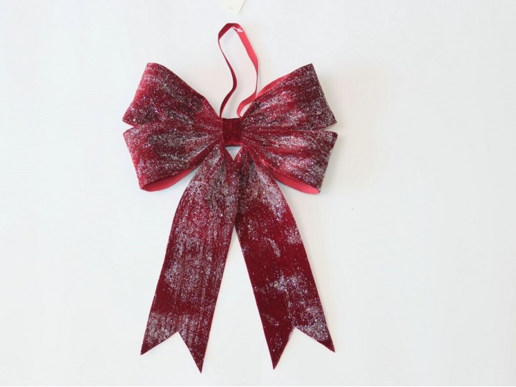 Velvetinis kaspinas Burgundy