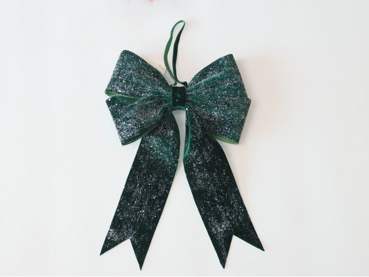 Velvetinis kaspinas Emerald