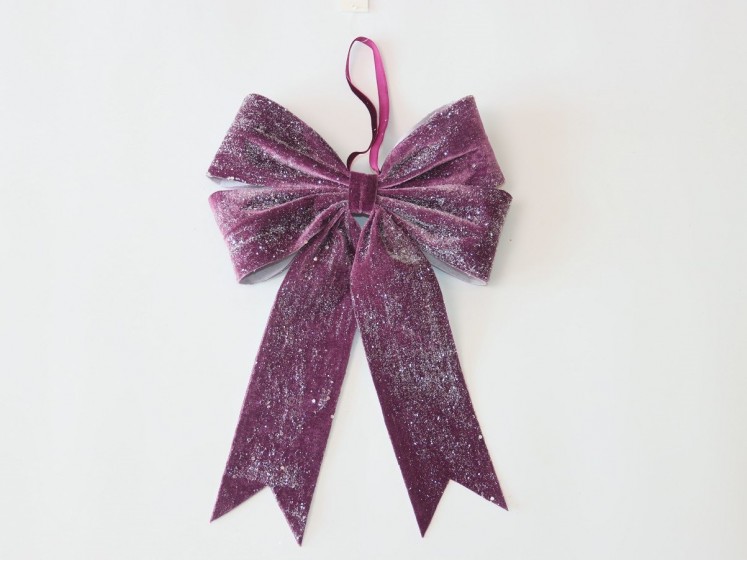 Velvetinis kaspinas Plum