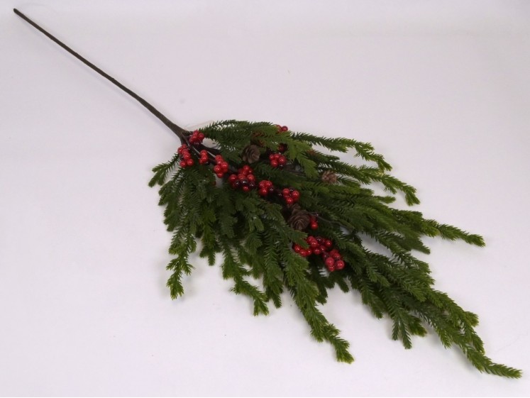 Kalėdinė šaka su uogomis...