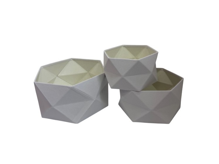 Gėlių dėžutė 3dalių VELVET