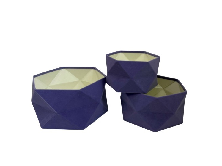 Gėlių dėžutė 3dalių VELVET