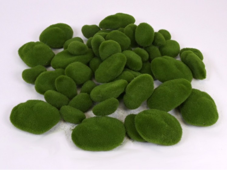 Artificial moss stones