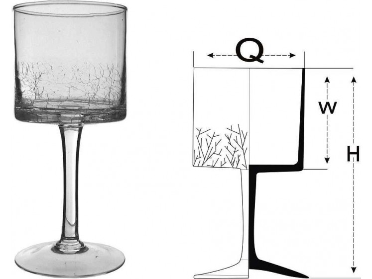 Skaldyto stiklo žvakidė