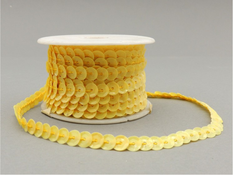 Sequin Ribbon Yellow